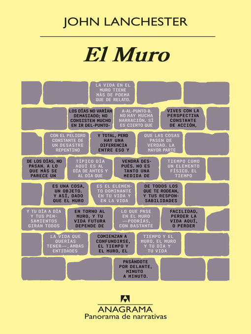 Title details for El Muro by Inga Pellisa - Available